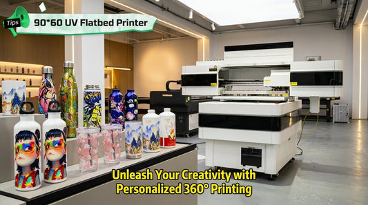 How to Unlock 360° Rotary Printing with a 9060 UV Flatbed Printer
