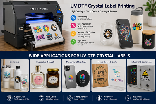 Why UV DTF “Crystal Label” Machines Are Becoming a High-Profit Printing Business
