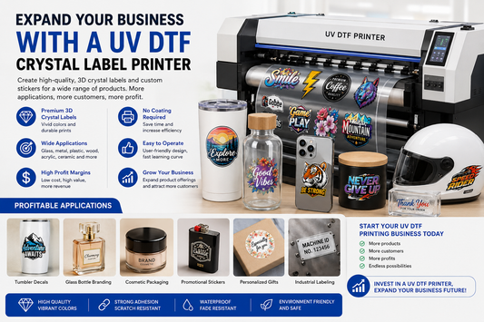 Expand Your Business with a UV DTF Crystal Label Printer