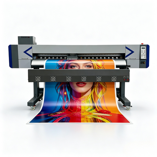 BW-1808 1900-millimeter Digital Sublimation and Solvent Inkjet Printer for Textiles, Curtains, and Banners