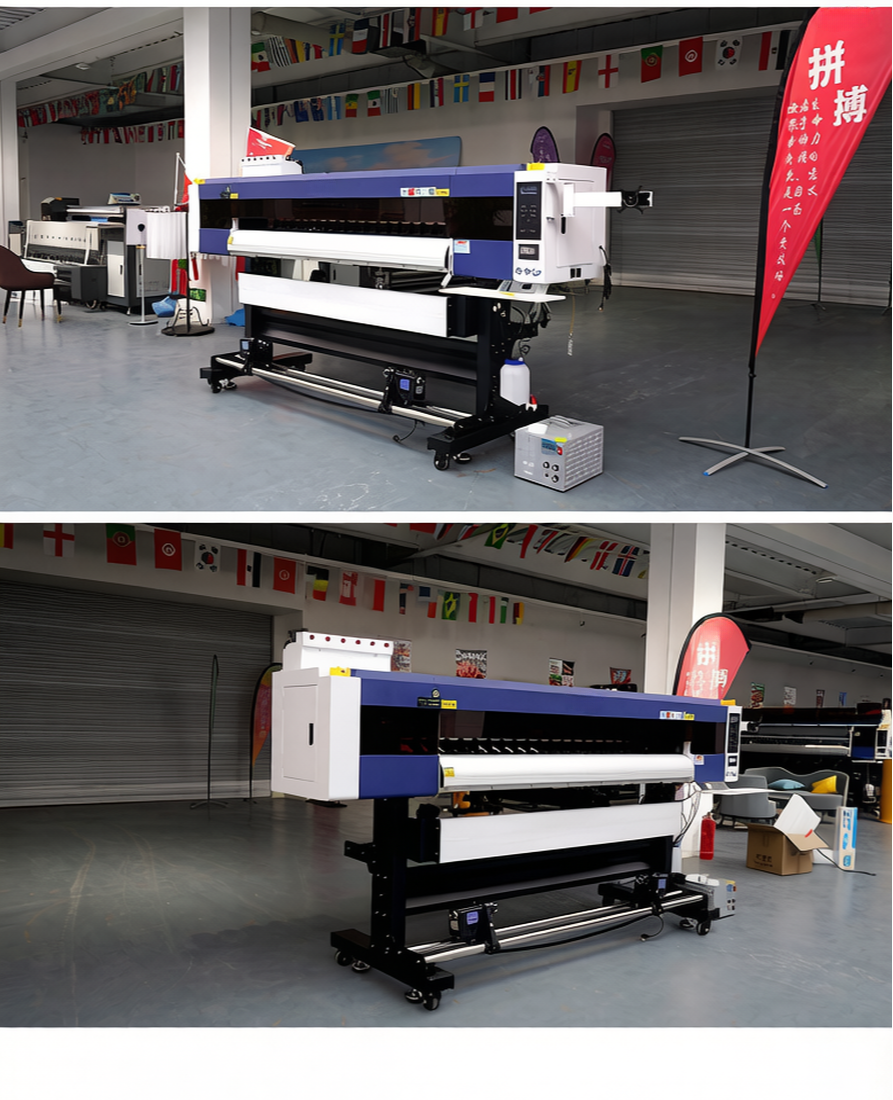 1.8m 4-Head Eco Solvent Wide Format Printer BW-8194S | High Precision Indoor Outdoor Large Format Printing Machine for Flex Banner, Poster, Wallpaper