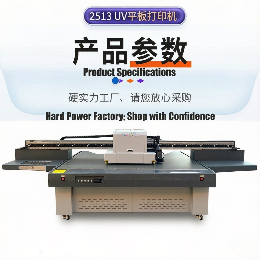 2513 UV Flatbed Printer 2500×1300mm | Ricoh G5/G6 | Large Format UV LED Printing Machine for Acrylic, Glass, Metal & Phone Case