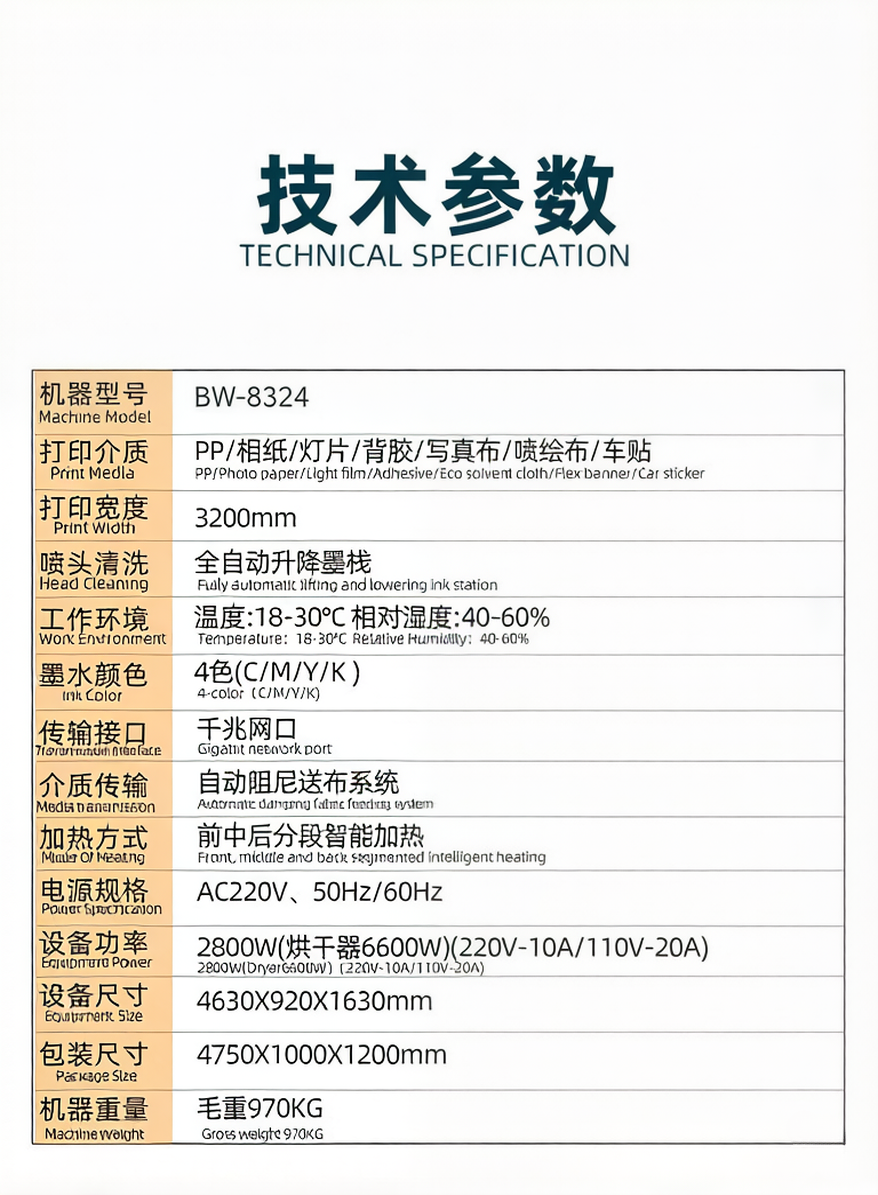 3.2M Large Format Eco Solvent Printer | High Precision Wide Format Printing Machine for Banner & Advertising