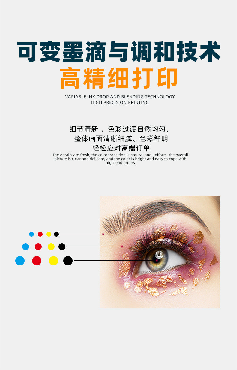 3.2M Large Format Eco Solvent Printer | High Precision Wide Format Printing Machine for Banner & Advertising