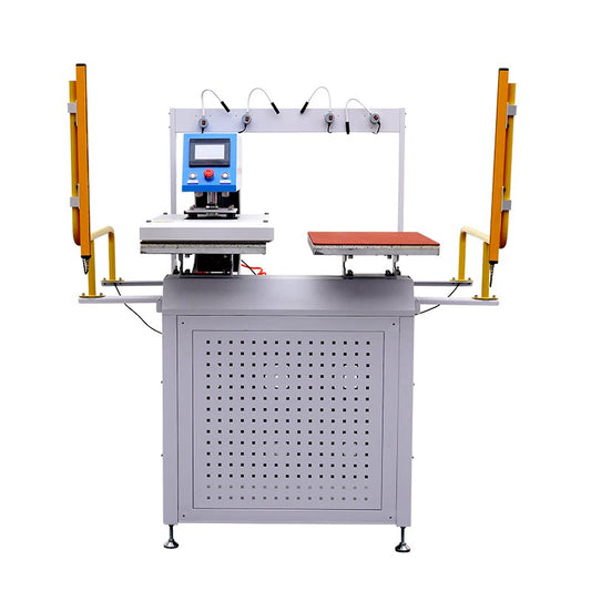 Dual-Station Intelligent Pneumatic Heat Press (40×60 cm / 16"×24") – Auto-Lift Precision Control, Industrial-Grade Double Station T-Shirt Printing Machine for DTF & Sublimation, Ideal for Small Business & Professional Use