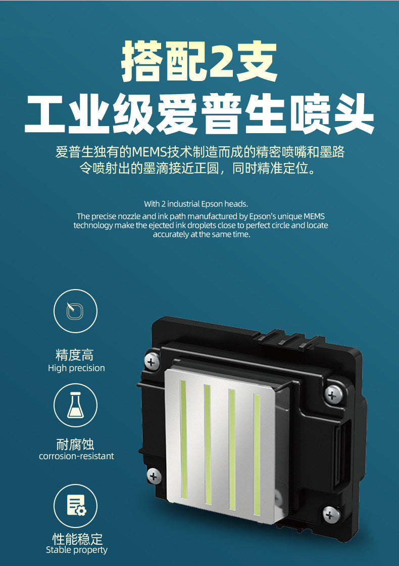 1.9m Wide Format Eco Solvent Printer 5192PRO Piezo Inkjet Vinyl Sticker Banner Poster Printing Machine