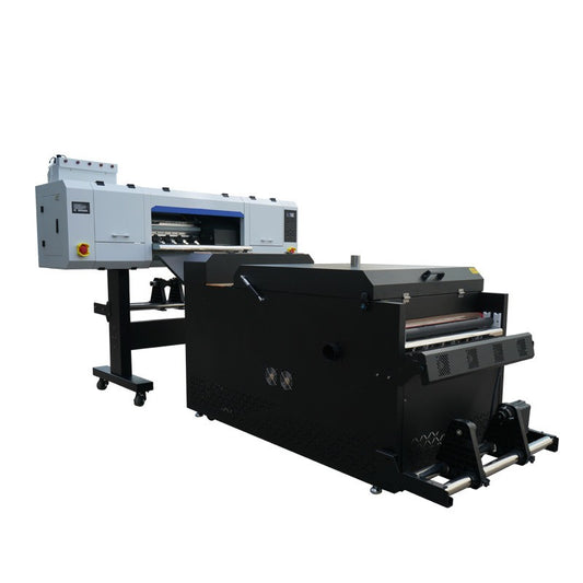 8074-3 / DF800L(A) 60cm 4-Head DTF Printer with Automatic Powder Shaker | High Speed T-Shirt Heat Transfer Printing Machine