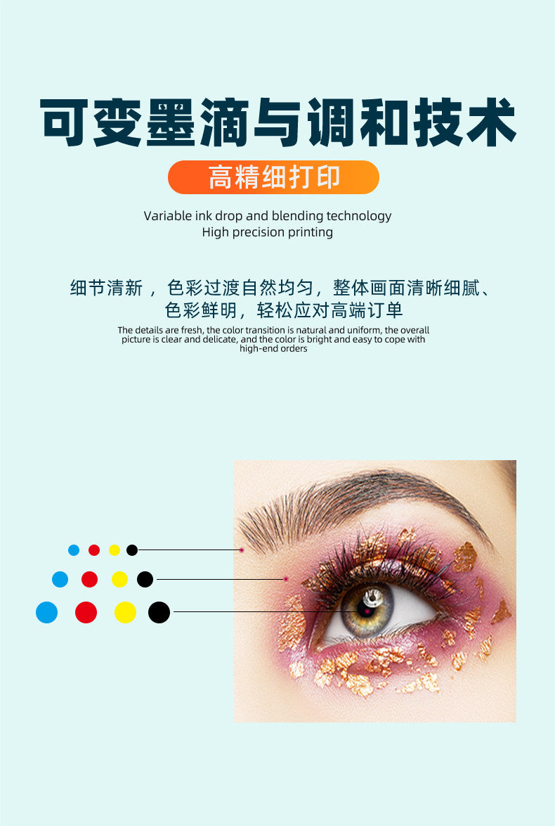 1.9m Wide Format Eco Solvent Printer 5192PRO Piezo Inkjet Vinyl Sticker Banner Poster Printing Machine